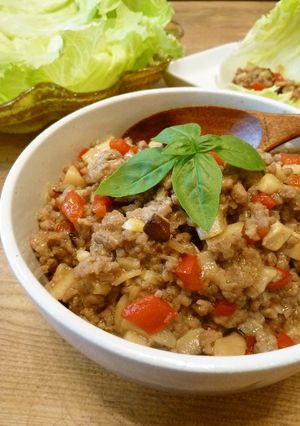 簡単☆豚ひき肉のレタス包み-レシピのメイン写真