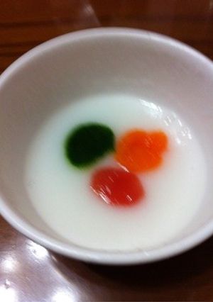 三色がゆ-レシピのメイン写真