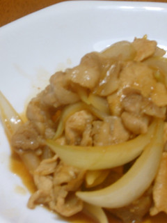 新玉ねぎと豚肉の甘辛炒め-レシピのメイン写真