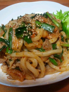 豚キム焼うどん-レシピのメイン写真