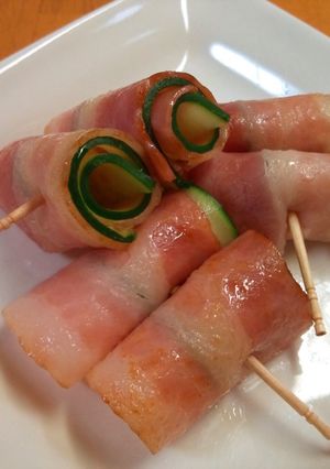 簡単♪きゅうりのベーコン巻き-レシピのメイン写真