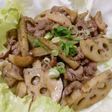 牛肉と根野菜の甘辛炒め☆