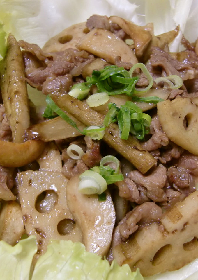 牛肉と根野菜の甘辛炒め☆-レシピのメイン写真