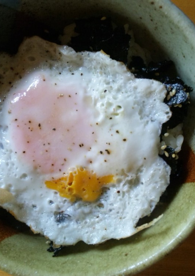 旨い・速い・簡単　のり玉丼-レシピのメイン写真