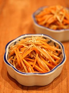 【簡単副菜】シャキシャキ金平牛蒡-レシピのメイン写真