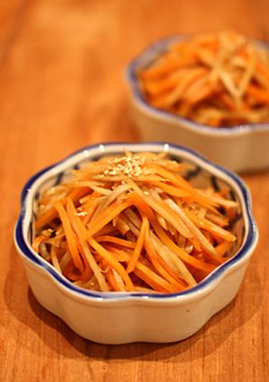 【簡単副菜】シャキシャキ金平牛蒡-レシピのメイン写真