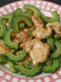 鶏むね肉とゴーヤのマヨソテー-レシピのメイン写真