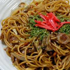 ソース焼きスパ-レシピのメイン写真