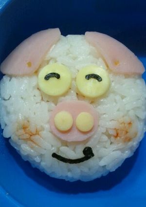 ブタおにぎり☆-レシピのメイン写真