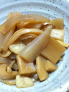 メンマとこんにゃくのヘルシー煮物-レシピのメイン写真