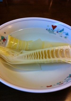 竹の子の下ごしらえ（＾Ｏ＾☆♪-レシピのメイン写真