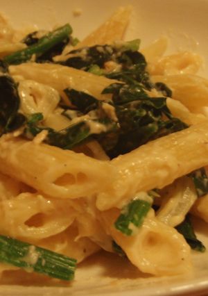 簡単！　クリームソースのパスタ-レシピのメイン写真