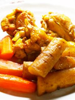 鶏手羽元とゴボウのスパイシー煮-レシピのメイン写真