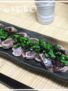 かつおのたたきネギと塩昆布のソース-レシピのメイン写真