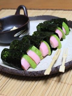 アボカドとかまぼこの海苔巻き-レシピのメイン写真