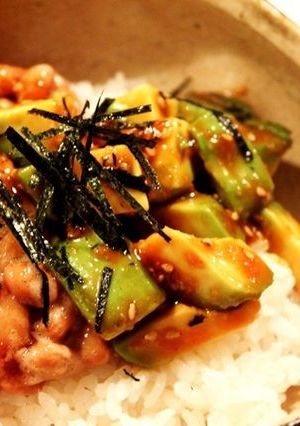 ママごはん♪幸せアボカド納豆ごはん-レシピのメイン写真