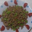 枝豆とひき肉炒め♪