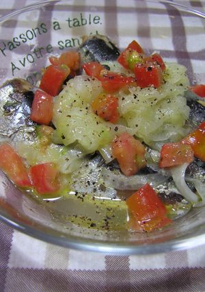 骨まで食べる 鰯の梅酒煮マリネ-レシピのメイン写真