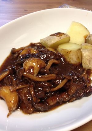 簡単フランス田舎料理＊牛肉の赤ワイン煮込-レシピのメイン写真