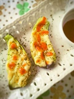 まるまる1本なすでピザ風-レシピのメイン写真