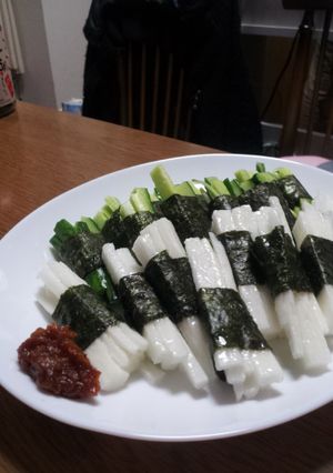 きゅうりと山芋の磯辺巻き-レシピのメイン写真