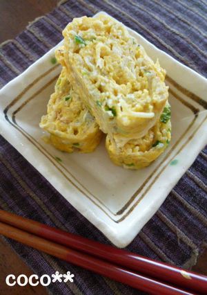 お弁当にも☆しらすのさっぱり卵焼き-レシピのメイン写真
