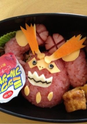 ＊ポケモンキャラ弁＊〜ヒヒダルマ〜-レシピのメイン写真