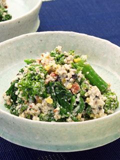 菜の花の白和え 鰹風味-レシピのメイン写真