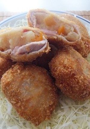 肉巻きソースコロッケ-レシピのメイン写真