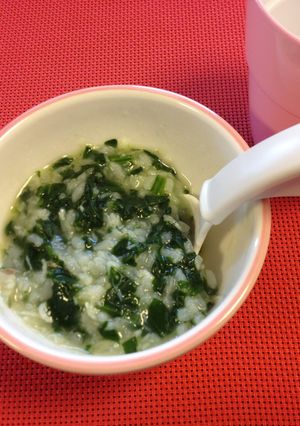 ほうれん草と白身魚の雑炊★離乳食中期★-レシピのメイン写真