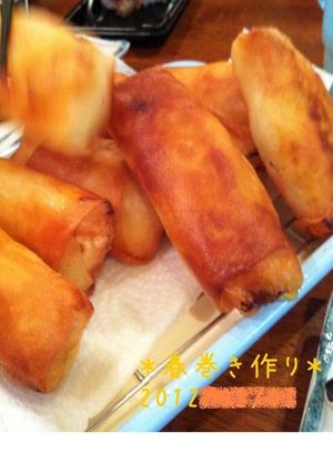 カンタン♪残り野菜で春巻き-レシピのメイン写真