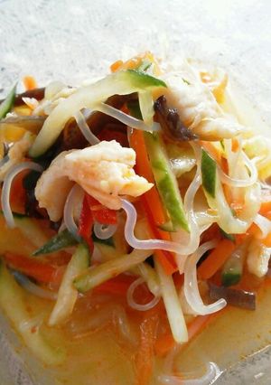 鶏と野菜のちょいピリ和え-レシピのメイン写真