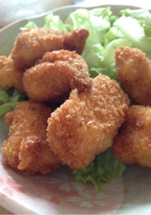 チーズ風味のやわらか一口チキンフライ-レシピのメイン写真
