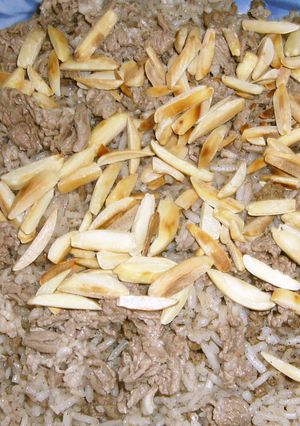油不使用 アラブ風 牛肉の炊き込みごはん-レシピのメイン写真