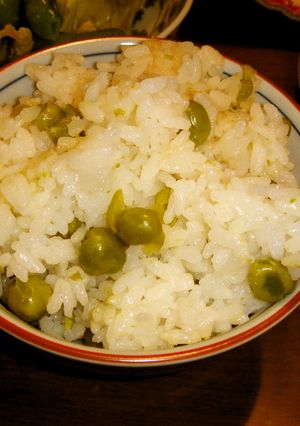 グリンピースの塩麹ご飯-レシピのメイン写真