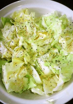 お家でやみつき塩キャベツ(^^)v-レシピのメイン写真
