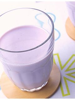 ブルーベリー黒酢の牛乳割り-レシピのメイン写真