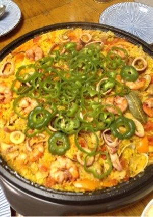 ホットプレートで出来るパエリヤ-レシピのメイン写真