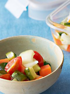 コロコロ野菜とミニトマトのピクルス-レシピのメイン写真