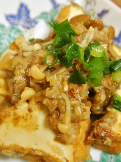 きのこのあんかけ揚げ豆腐☆-レシピのメイン写真