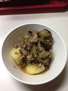新じゃがのサバ野菜そぼろ-レシピのメイン写真