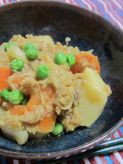 ツナで肉じゃが✩カレー風味✩-レシピのメイン写真