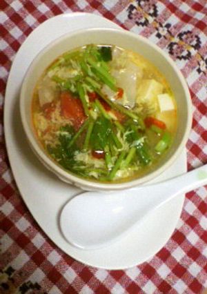 お酢でもっと元気！サンラータン☆-レシピのメイン写真