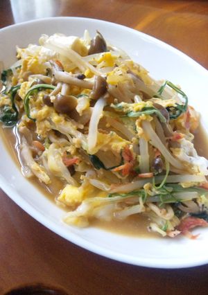 たっぷり野菜でヘルシー卵とじ-レシピのメイン写真
