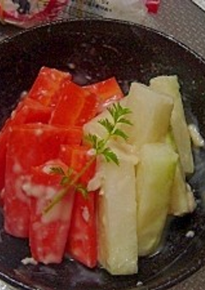 紅白☆人参と大根の酒粕漬け-レシピのメイン写真