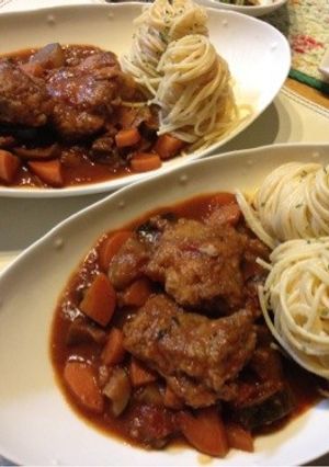煮込みチキン・ラタトゥイユ風-レシピのメイン写真