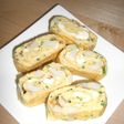 ちくわとブロッコリーの卵焼き