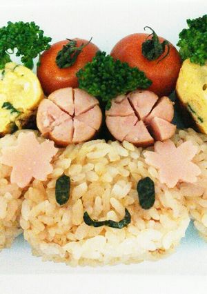サンリオキャラ弁 シナモンロール モカ★-レシピのメイン写真