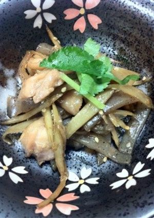 ごぼうと鶏のきんぴら-レシピのメイン写真