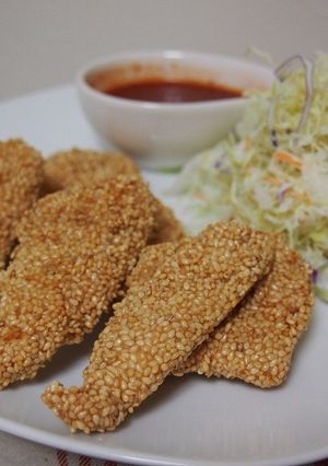 ささみの胡麻フライ-レシピのメイン写真